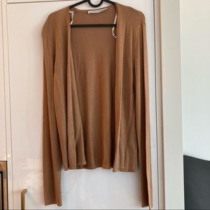 👚NWOT Contemporaine by simons lightweight open cardigan in beige👚